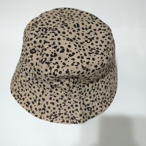 Next Level Apparel Tan and Black Patterned Bucket Hat